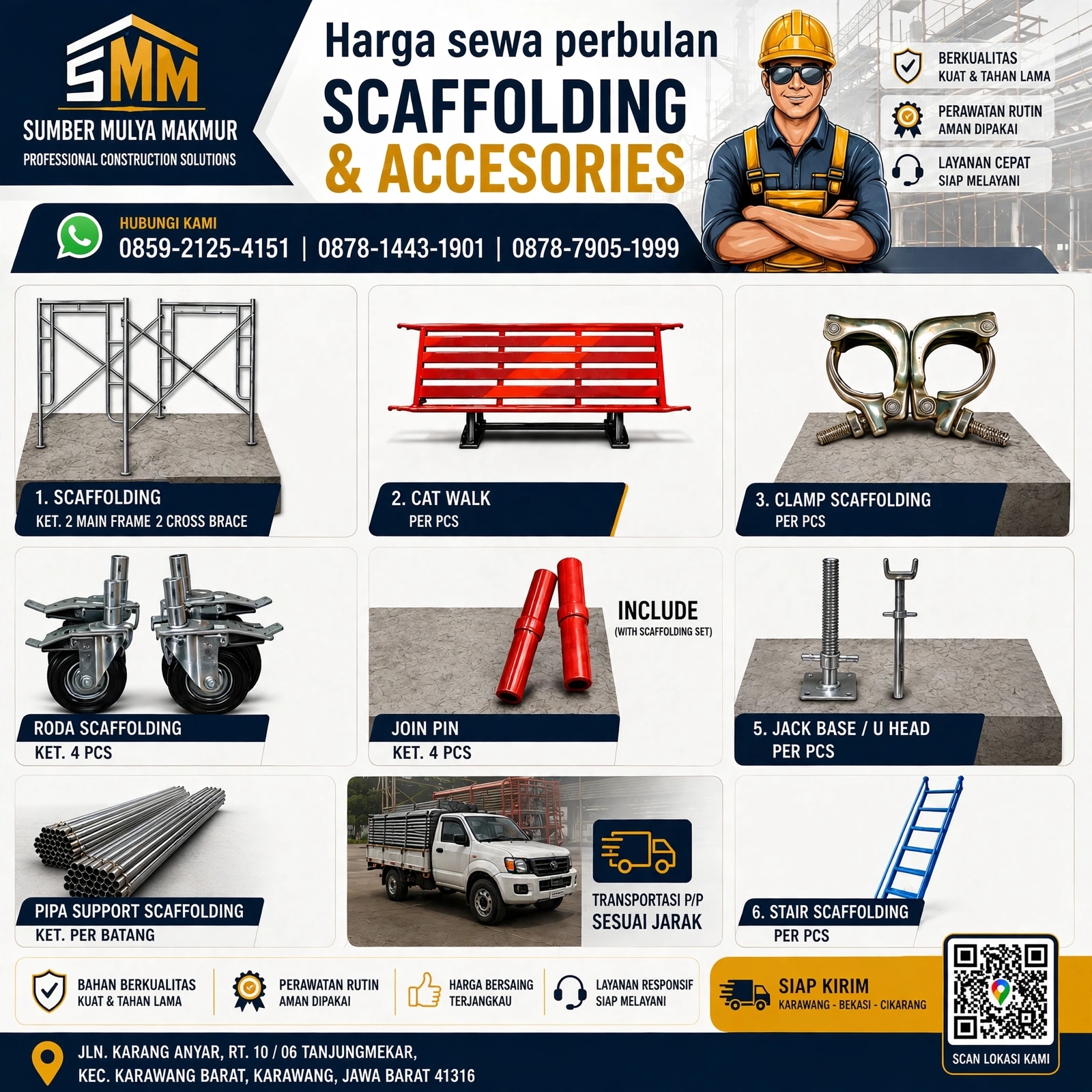 Aksesoris Scaffolfing